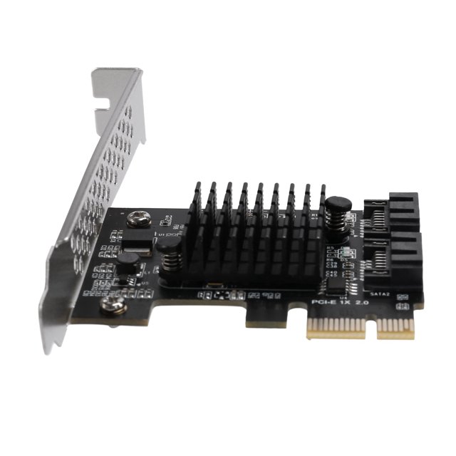 PCIE to SATA Card, PCIE 2.0 X1 to SATA 3.0 Card, 6Gbps Hard Disk