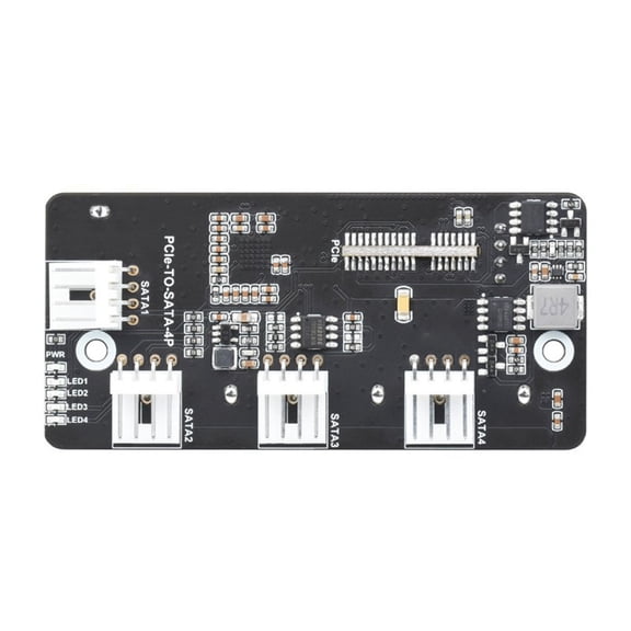 PCI-E to SATA3.0 Card 4Port SATA3.0 Expansion Card Controller CM4 Expansion Board For RaspberryPi