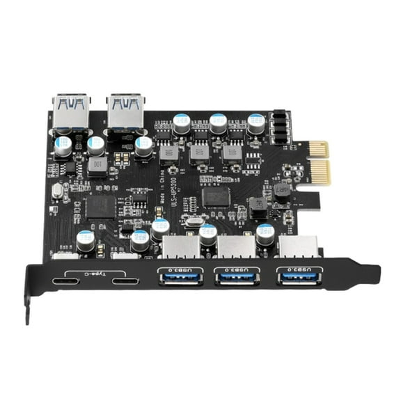 PCI-E to USB 3.0 7-Port (5 USB C+ 2 USB A )Slot Expansion Card PCI E USB Card