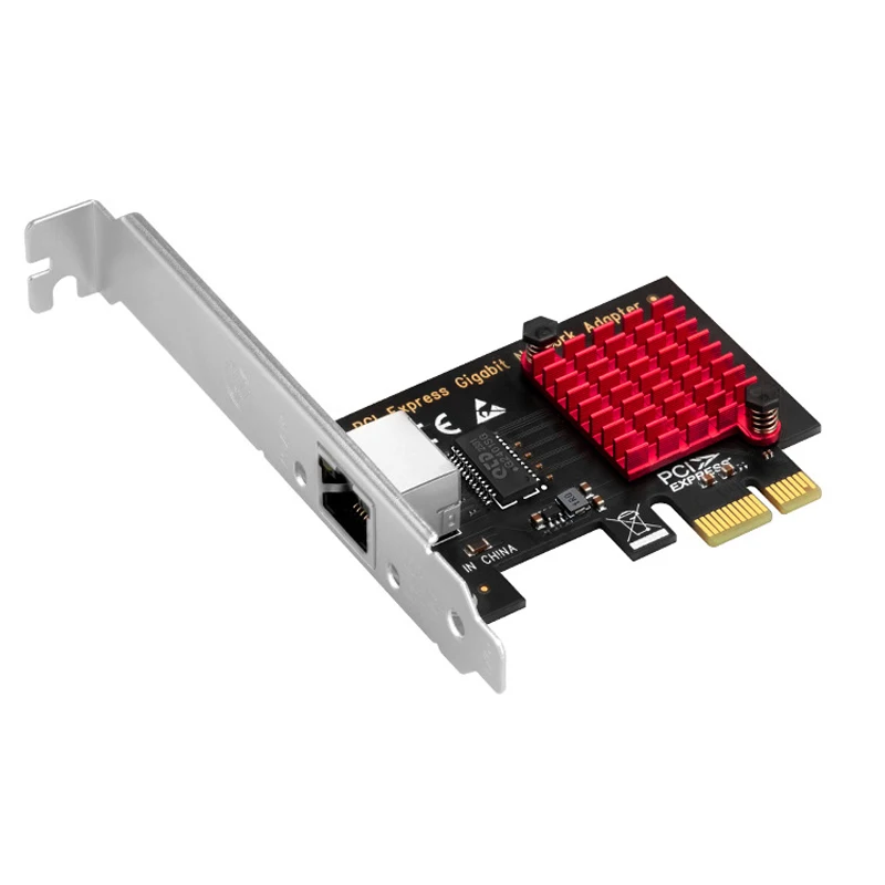 Carte Réseau PCIe 8 Ports Gigabit Ethernet – REALTEK RTL8111H – NEUF