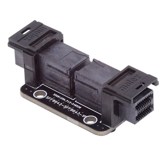 PCI-Express 4.0 Adapter Mini SAS HD SFF-8643 Female to SFF-8643 Female PCBA Coupler Extender