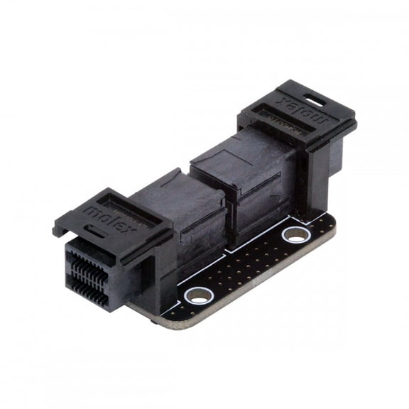 PCI-Express 4.0 Mini SAS HD SFF-8643 Female to SFF-8643 Female PCBA Coupler Adapter Extender