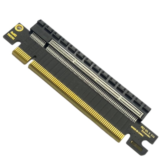 PCI Express 5.0 X16 Protective Riser Card PCI-E to PCI-E 16X Slot 180 Degree Connectors Gen3-5 PCIE X16 Convert Adapter