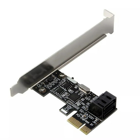 PCI Express PCIe to SATA3.0 2-Port SATA III Expansion Controller Adapter Card 6G TAPDRA Spare Part