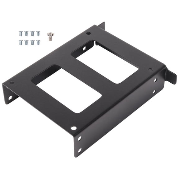 PCI Slot 2.5Inch IDE/SATA/SSD/HDD Rear Panel Mount Bracket Hard Drive Adapter Tray with Half-height Profile Bracket,1 x Half-height PCI card slot 2.5-inch hard disk bracket,Black