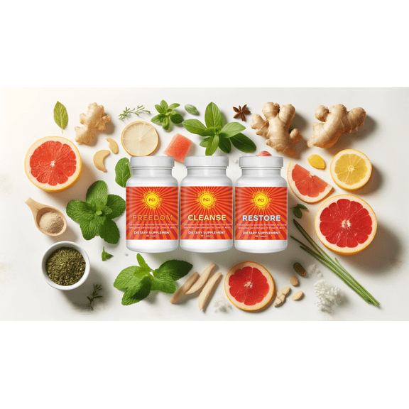 PCI Wellness Freedom Cleanse Restore System, 30 Day All Natural Herbal Cleanse