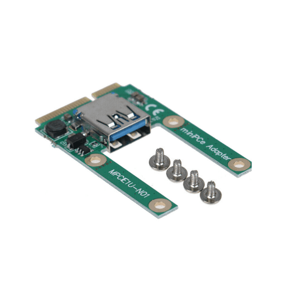 PCI-e Card to USB 2.0 Adapter, Conversion Card Mini Pci E Expansion Converter Adapter for Laptop