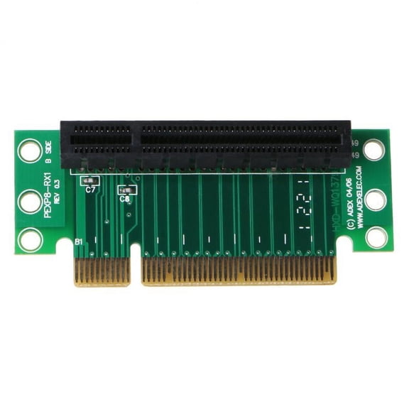 PCI- for Express 8X Riser Card 90-Degree Adapter Card PCI-E 8X Extender Extension Card for 1U Small Computer and Server