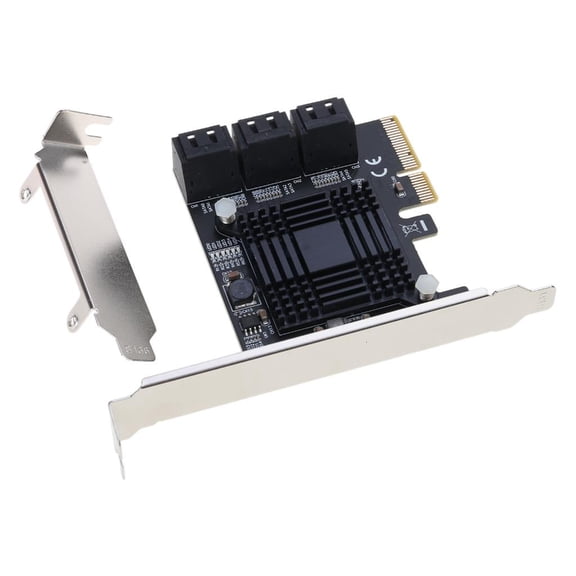 PCI for Express(PCIe) to SATA 3.0 6-Port Expansion Card Suitable for Desktop Win