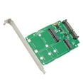 thumbnail image 1 of PCI mounted M.2 B-Key or mSATA SSD to SATA III Adapter Card, 1 of 5