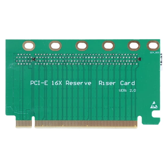 PCIE 16X 3.0 90 Degree Reverse Male to Female Risers Card For 1U Server (Installation Direction towards )