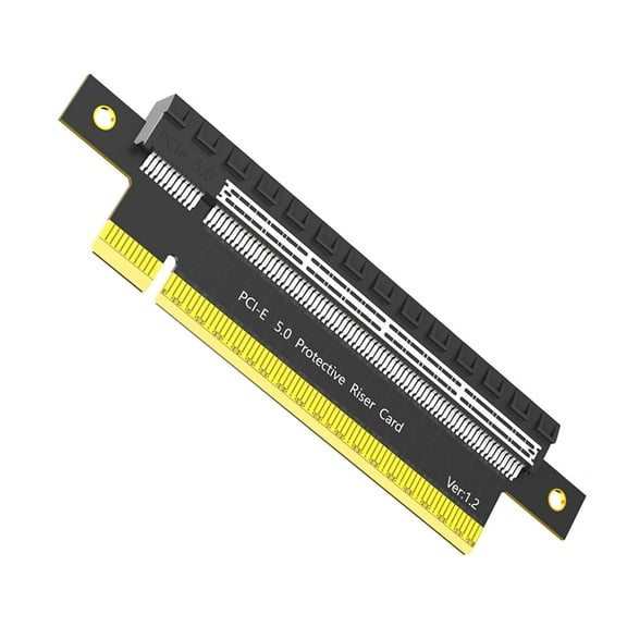 PCIE 16x 5.0 Rising Card PCIExpress 5.0 Extension Adapter Card For M.2 NVMe Solid disks GPUs Enhances GPU Customization