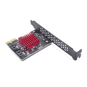PCIE 1X SATA3.0 Controller Card 2 Port 6Gbps PCIE SATA3.0 Expansion Card PCIE to SATA3.0 Controller PCIE GEN3 JMB582 Chip