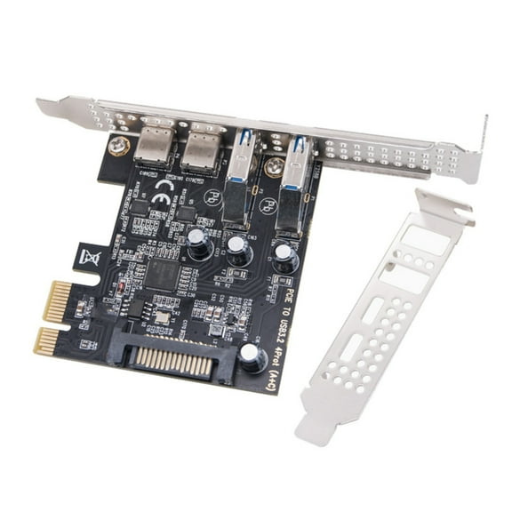 PCIE 1X To USB Expansion Card USB 3.2 Gen1 Expansion Card For Computer Easy Installation