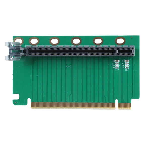 PCIE 3.0 90 Degree Right Angle Risers Extension Card Adapters for 1U Computer Server Chassises