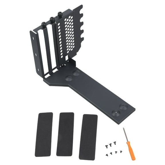 PCIE 3.0 x16 GPU Holder Graphics Card Vertical Mounting Bracket for Computer