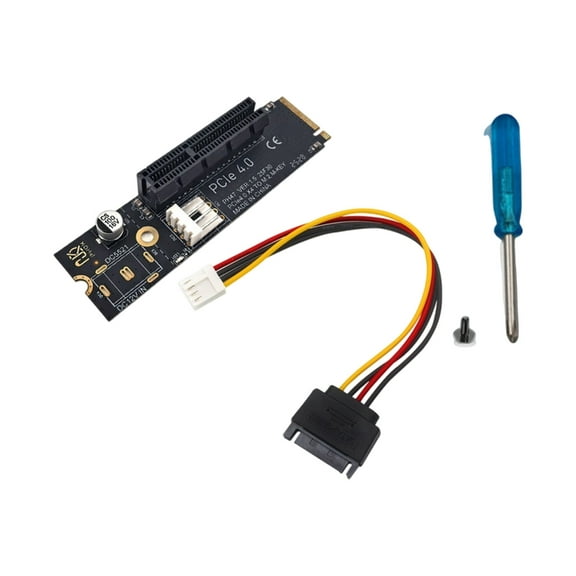 PCIE 4X Transfer Adapter for Computer Accessories PCIE Card Hard Drive Converter