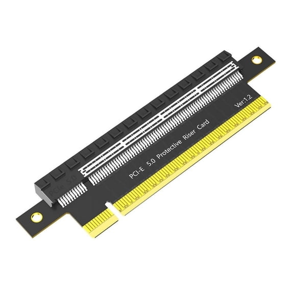 PCIE 5.0 X16 Graphics Card Riser Adapter for Enhanced Cooling and High Speed Data Transfer