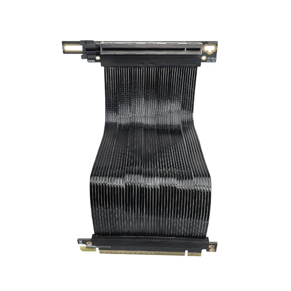 PCIE 5.0 X16 Right Angled Extension Cable for Vertical GPU Mounting Fast Speed