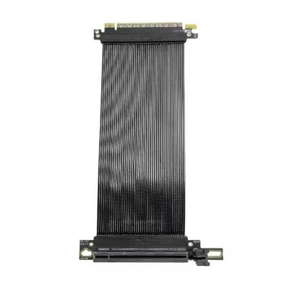 PCIE 5.0 X16 Riser Cable 90 Right Angle GPU Graphics Card Extension PCI-E 5.0 Gen5 64GB/S Cable 15cm