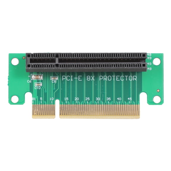 PCIE 8X Risers Card 90 Degree PCIE 8X to 8X Slot Right Angles Extender Protector Part Accessories for 1U Server Case