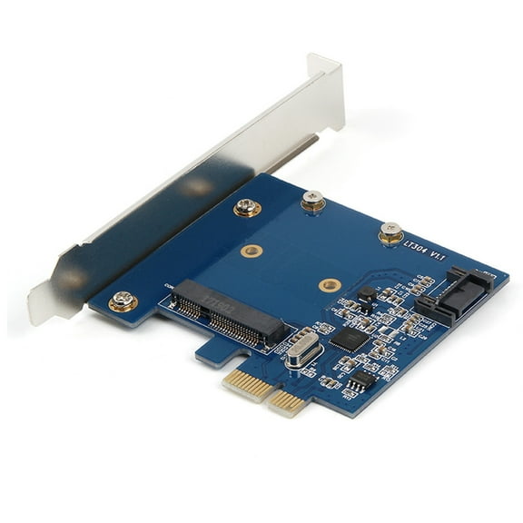 PCIE Adapter PCI-Express to MSATA SSD Expansion Card Controller High Speed 6Gbps for Mining