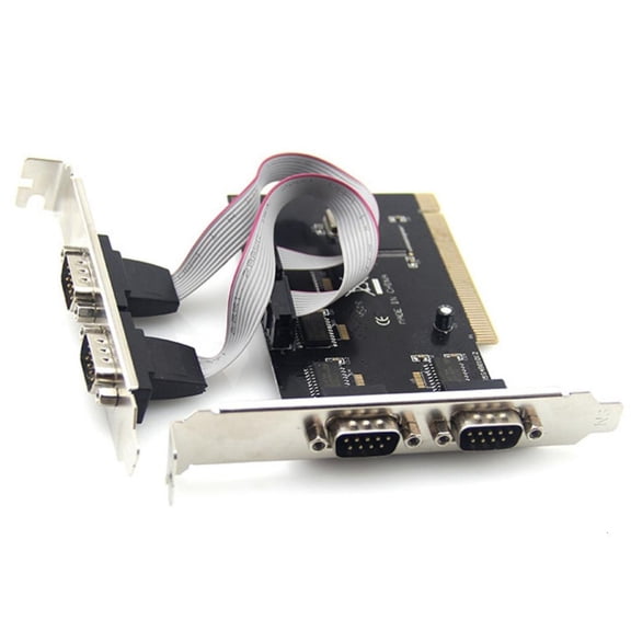 PCIE COM 4Ports RS232 Serial Card, 4 Chipset PCIExpress Controllers Card