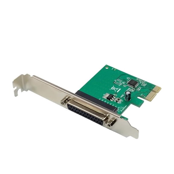 PCIE Controller Card PCIE to DB25 Printer Adapter PCIe Data Transfer Device Expansion Support for Printers Scanners