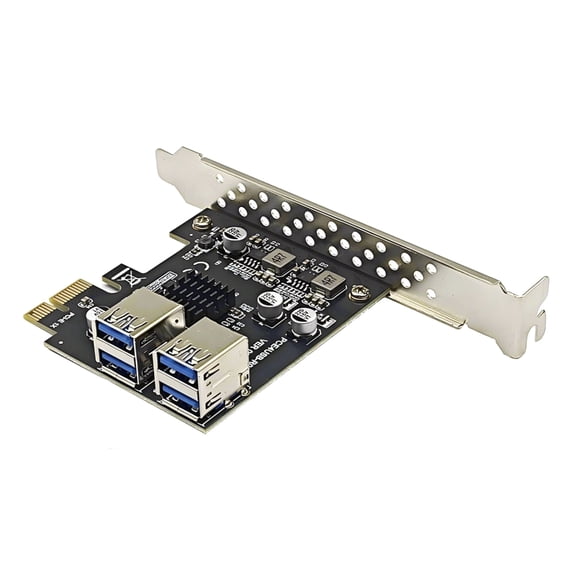 PCIE Expansion Card USB 3.2 GEN1 5Gbps Convert Card USB 3.2 Gen1 Expansion Card 5Gbps Transfer Rate for PC Desktop
