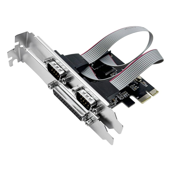 PCIE RS232 2 Port 1 Port Parallel LPT Expansion For Industrial Desktop PC