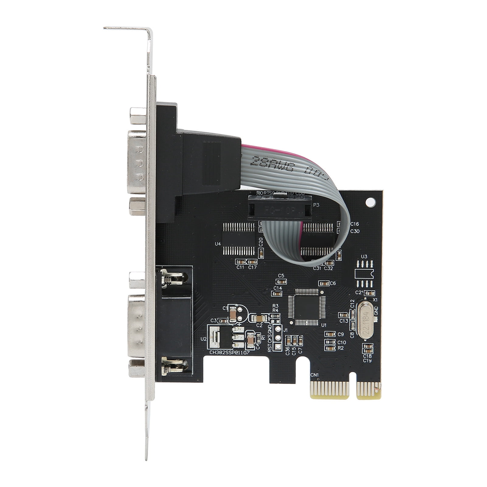 PCIE Serial Expansion Card,2 Port PCI Express To Industrial RS232 COM