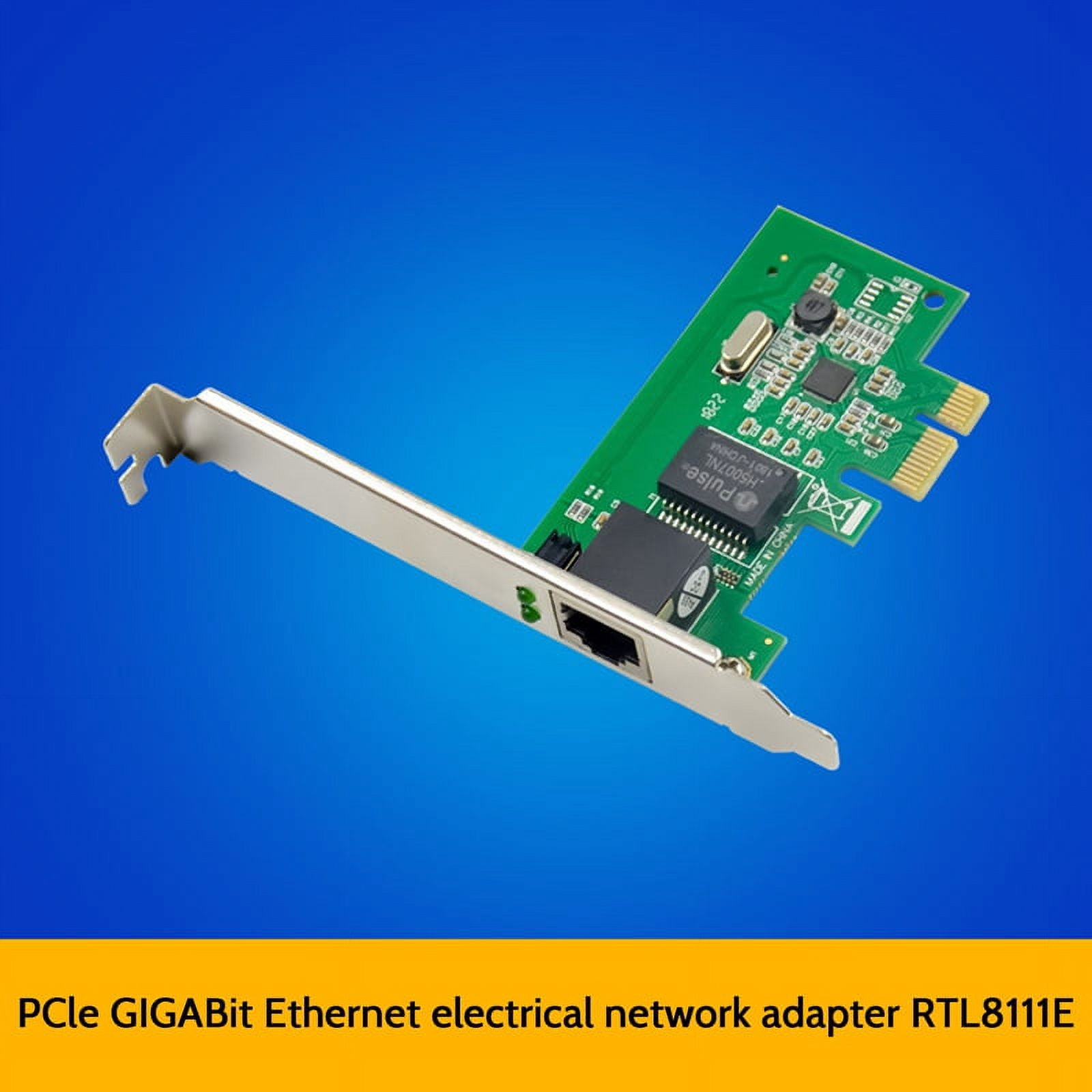 PCIE X RJ45 Single Port Gigabit Network Card RTL8111E Chip 1000M Single Port Network
