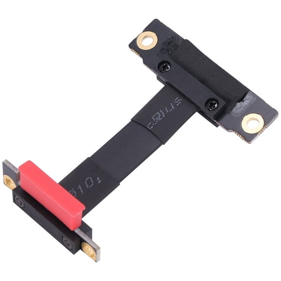 PCIE X1 Riser Cable Dual 90 Degree Right Angle PCIe 3.0 X1 to X1 Extension Cable 8Gbps PCI Express 1X Riser Card 5cm,1 x Dual 90 Degree PCI-E X1 to X1 Extension Cable,black