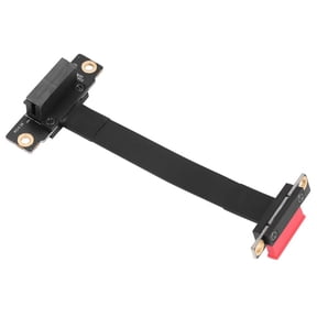 PCIE X1 Riser Cable Dual 90 Degree Right Angle PCIe 3.0 X1 to X1 Extension Cable 8Gbps PCI Express 1X Riser Card - 10CM