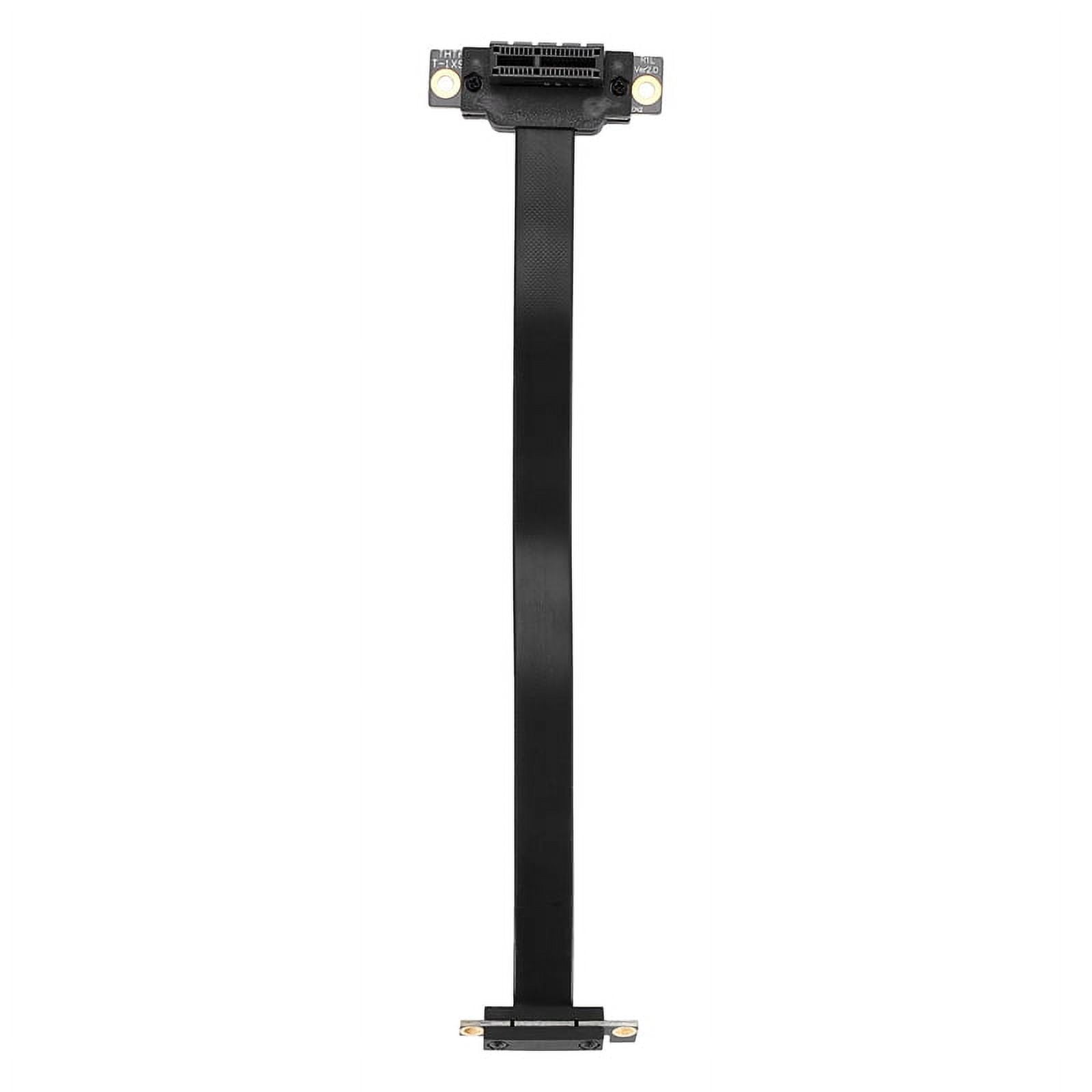 PCIE X1 Riser Cable Dual 90 Degree Right Angle PCIe 3.0 X1 to X1 ...