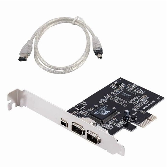 PCIE to 1394 Fire Extend Card PCI to 1394 Firewire Video Adapter HD DV Capature Card PC Compress Converter