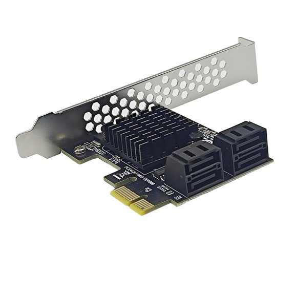 PCIE to 4 Port SATA3.0 SATA3.0 PCIE SATA3.0 6Gbps Expansion Card PCIE Adapter Expansion Card with Bracket