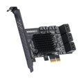 thumbnail image 1 of PCIE to 8Port SATA3.0 Controller Expansion Board 8-Port SATA3.0 Interface, 1 of 9