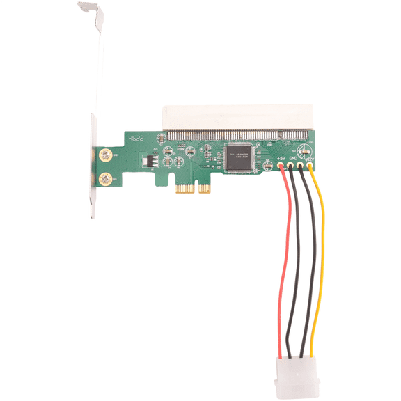 PCIE to PCI Adapter Express X1 Expansion Card Riser Board ASM1083 Chipset with 4-Pin Power Connector