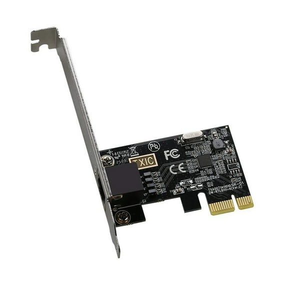 PCIE to RJ45 Network Card 10/100/1000Mbps PCI Express Converter LAN Ethernet Gigabit Adapter PCIe for Desktop PC