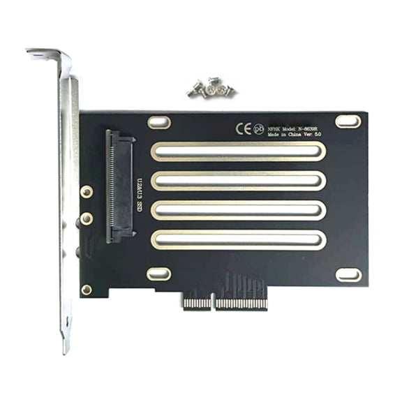 PCIE to SFF-8639 Host Controller PCIe Expansion Card With Brackets Expansion Card for Desktop PC