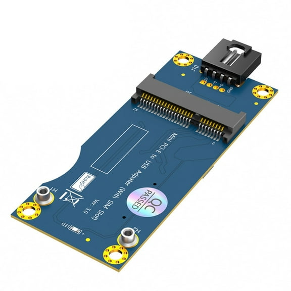 PCIE to USB Adapter With Card Slot for WWAN/LTE Module Adapter Board Industrial Replacement for Desktop