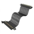 thumbnail image 1 of PCIE3.0 RiserCard Extension Cable PCIE3.0 X16 Video Card Extender Ribbon Flexible Cable 90/180Degree for Computer GPU, 1 of 9