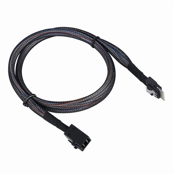 PCIE4.0 Mini SAS HD SFF8643 36PIN to Slimline SAS SFF8654 4i 38P Cable for Servers and Data Storage Server Integration