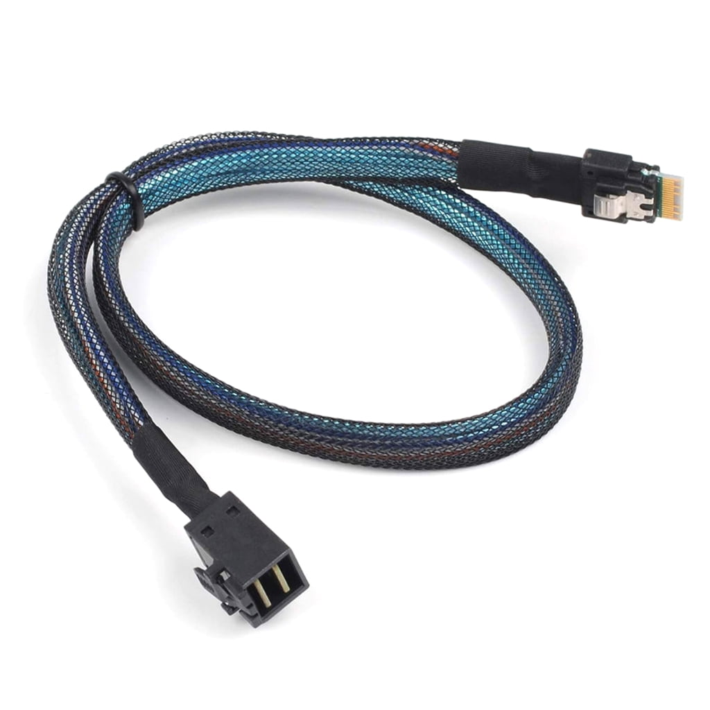 PCIe 4.0 SlimSAS SFF-8654 4i to SFF-8639 U.2 Cable-70CM