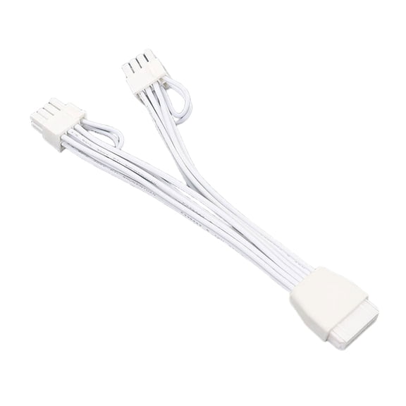 PCIE5.0 16PIN (12+4Pin) to 2x8PIN 12VHPWR GPU Cable Straight Connector 16AWG GPU Extender for Desktop Compatibility