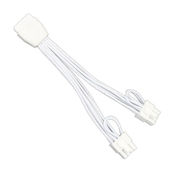 PCIE5.0 16PIN (12+4Pin) to 2x8PIN 12VHPWR GPU Cable Straight Connector 16AWG GPU Extender for Desktop Compatibility