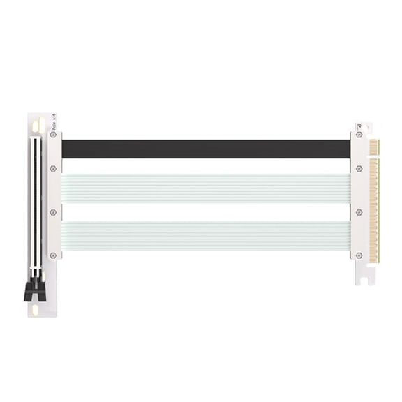 PCIE5.0 X16 Risers Cable for Graphics, Highly Speed Flexible GPU Extender Risers Cable Extension 90Degree Angles 64GB/s