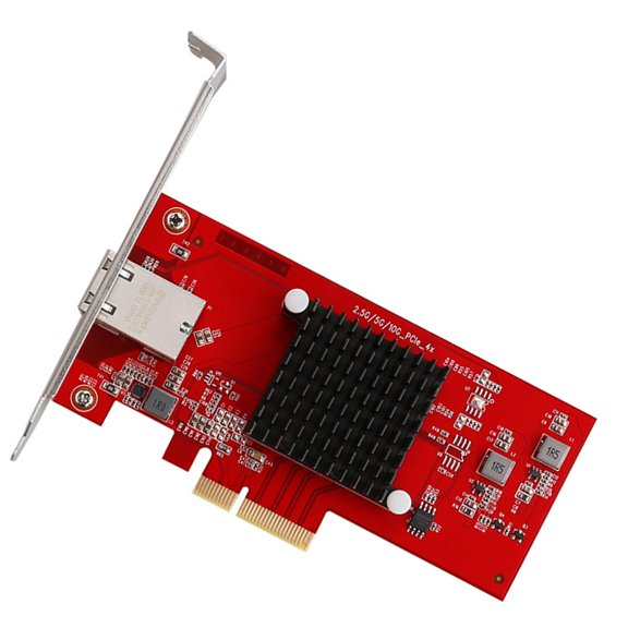 PCIExpress3.0 Ethernet Card For Desktop 10G 5Gbps 2.5Gbps Multiple Gigabit Networking Adapters Stable Performances
