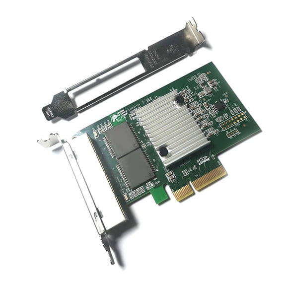 PCIe 1860-4T Gigabit Ethernet Network Card LAN Card 4 Port Pcie Network Adapter 1000Mbps High-Speed for Win7/8/10
